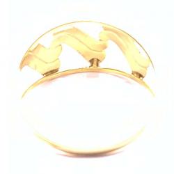 Anel de ouro amarelo 18k - 2ANO0068